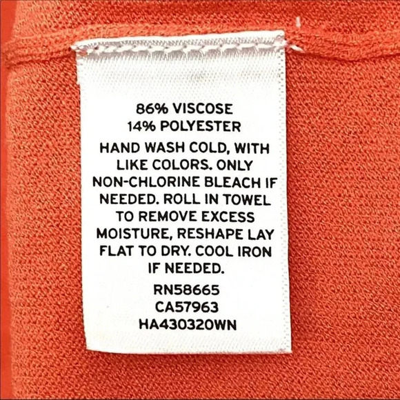 Halogen Pink Coral Rose Short Flutter Sleeve High Neck Pullover Sweater Small - Picture 7 of 7